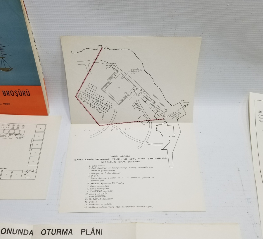 ADNAN MENDERES İÇİN HAZIRLANMIŞ NADİR YASSI ADA BROŞÜRÜ