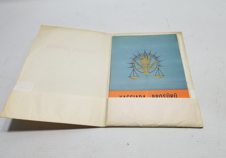 ADNAN MENDERES İÇİN HAZIRLANMIŞ NADİR YASSI ADA BROŞÜRÜ