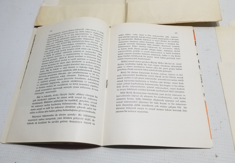 ADNAN MENDERES İÇİN HAZIRLANMIŞ NADİR YASSI ADA BROŞÜRÜ