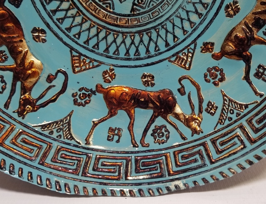 ÜZERİ ALTIN VARAKLI DEKORATİF AVRUPA SUNUMLUK