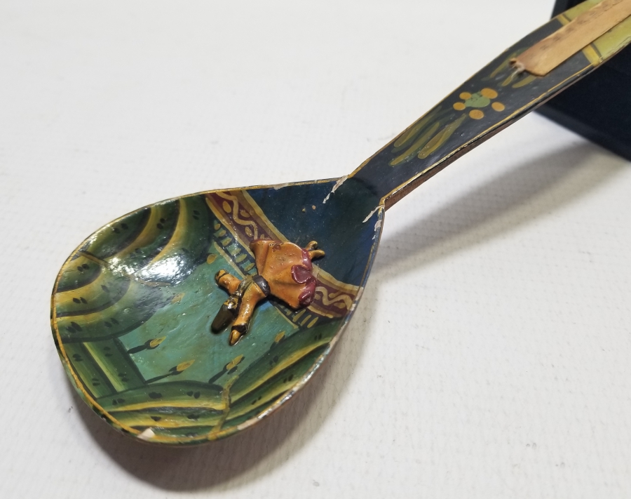 KONYA İŞİ EL BOYAMA ANTİKA KAŞIK