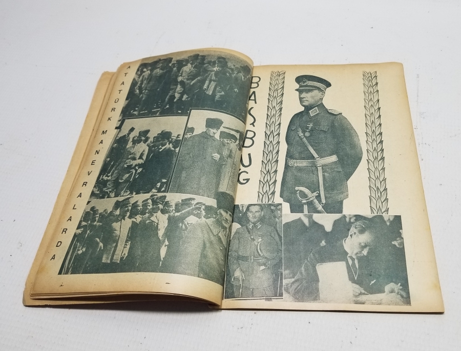 1939 YILI BASIMI ATATÜRK ALBÜMÜ İSİMLİ KİTAP