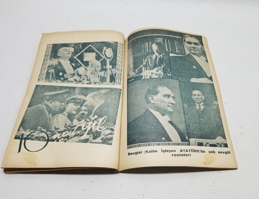 1939 YILI BASIMI ATATÜRK ALBÜMÜ İSİMLİ KİTAP