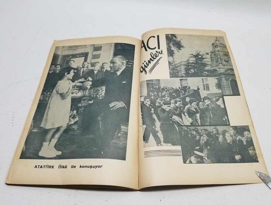 1939 YILI BASIMI ATATÜRK ALBÜMÜ İSİMLİ KİTAP