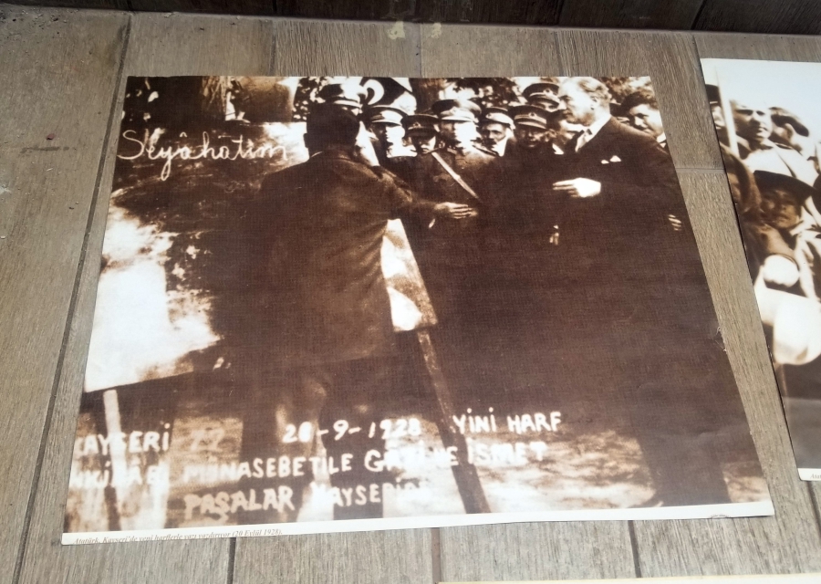 BÜYÜK BOY CUMHURİYET DÖNEMİ İKİNCİ BASKI ATATÜRK GÖRSELLİ FOTOĞRAFLAR