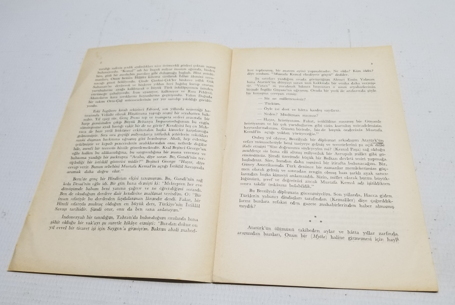 1953 TARİHLİ ATATÜRK'ÜN GERÇEK SİMASI İSİMLİ DERGİ