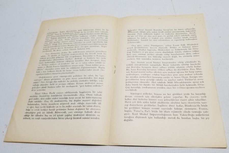 1953 TARİHLİ ATATÜRK'ÜN GERÇEK SİMASI İSİMLİ DERGİ