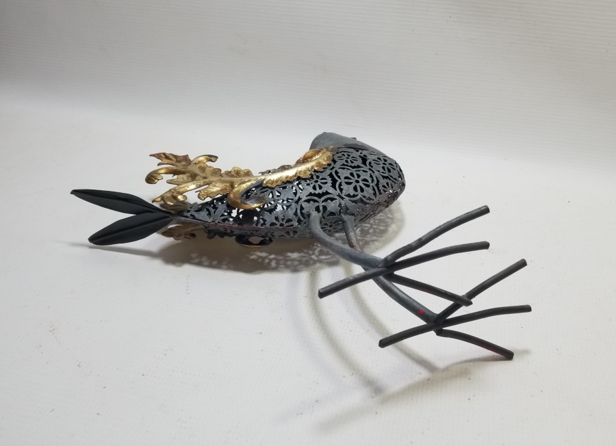 DEKORATİF FERFORJE KUŞ FİGÜRÜ