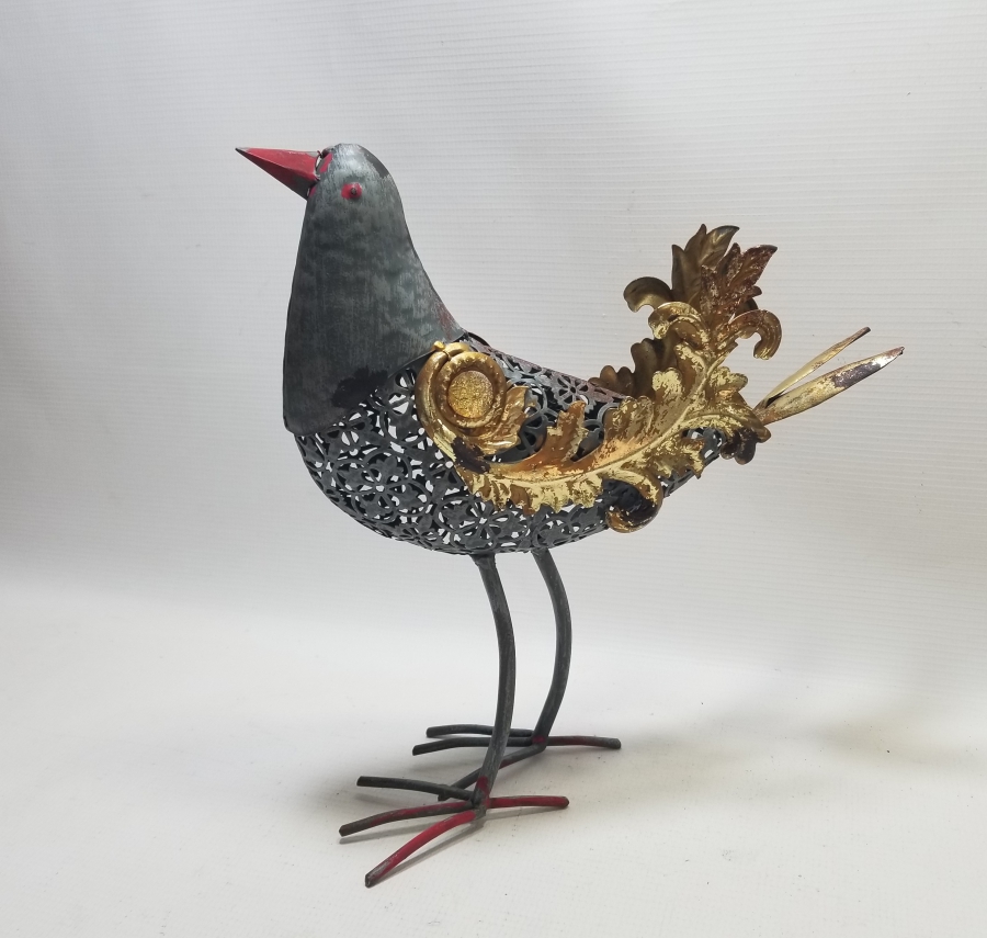 DEKORATİF FERFORJE KUŞ FİGÜRÜ