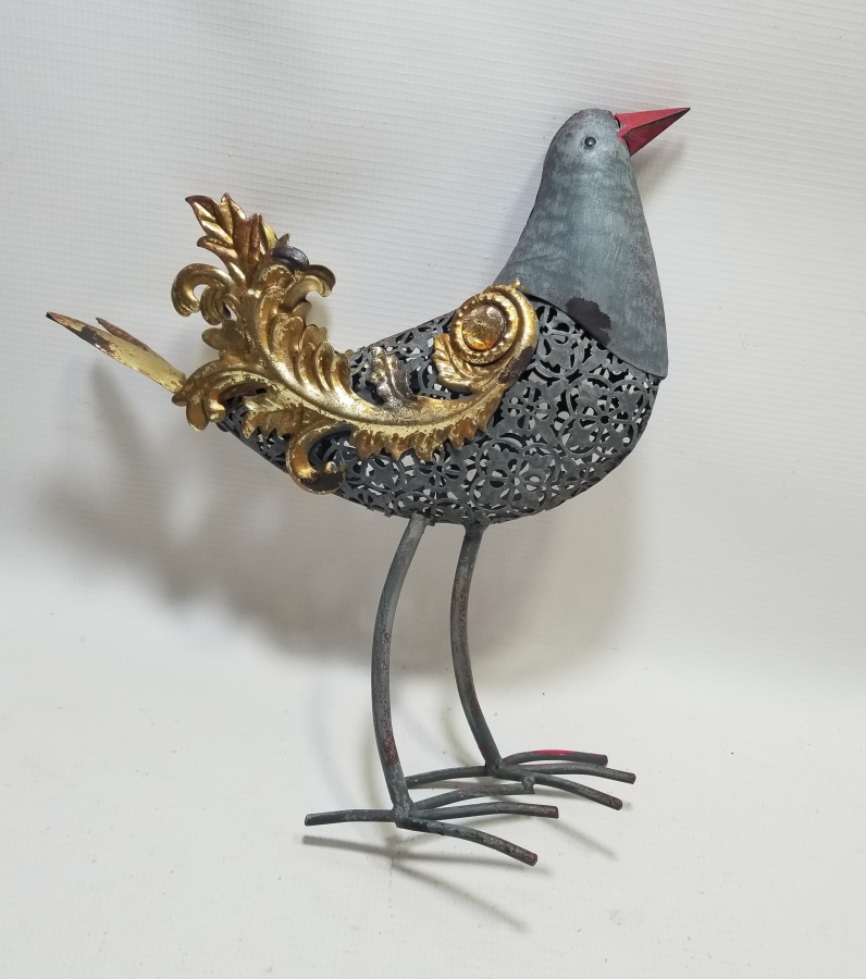 DEKORATİF FERFORJE KUŞ FİGÜRÜ