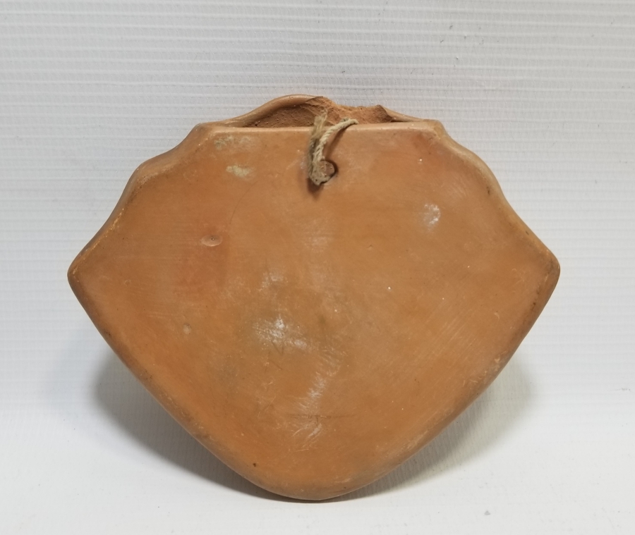 ÜZERİNDE YA HZ MEVLANA YAZILI EL BOYAMA TOPRAK SAKSI