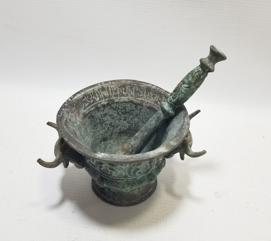 KABARTMA İŞÇİLİKLİ DEKORATİF GAZİANTEP YAPIMI HAVAN