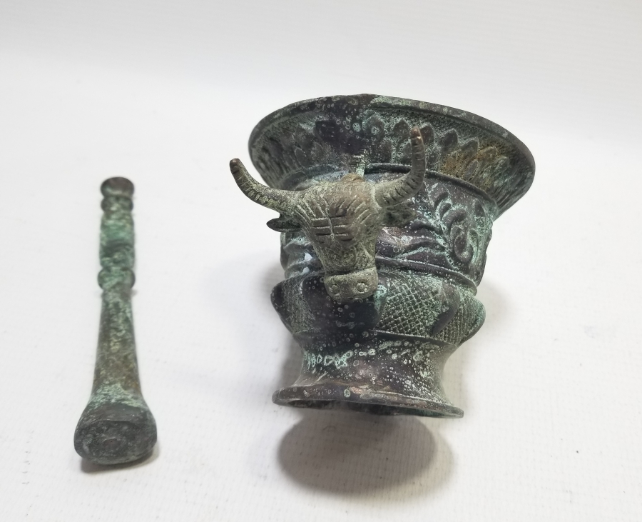 KABARTMA İŞÇİLİKLİ DEKORATİF GAZİANTEP YAPIMI HAVAN