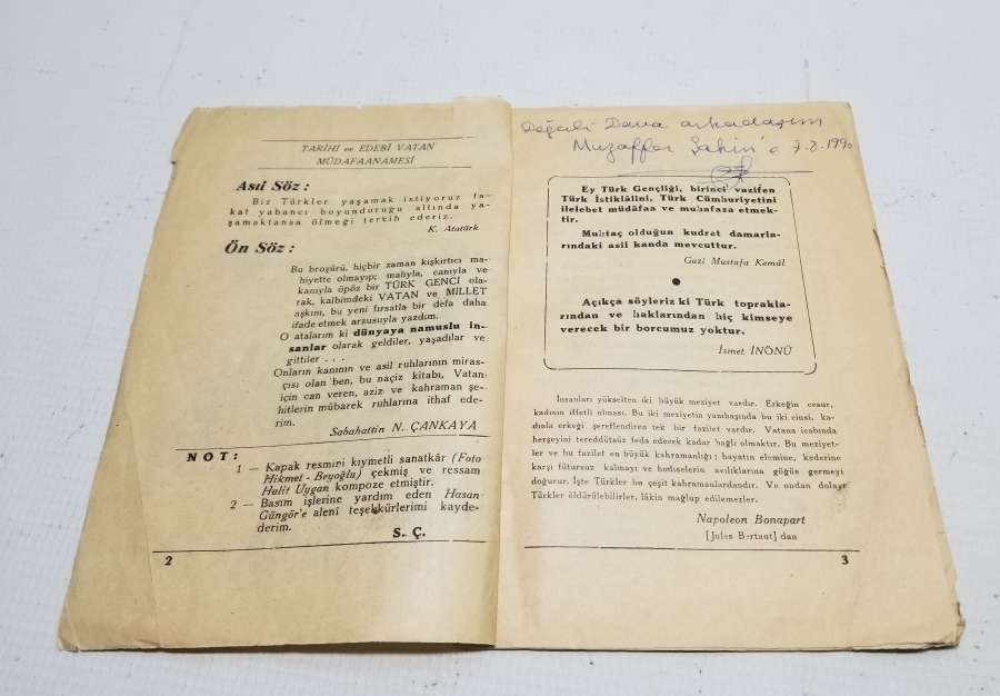 SEBAHATTİN ÇANKAYA'NIN YAZDIĞI "MOSKOFLARA CEVAP" İSİMLİ ŞİİR KİTABI