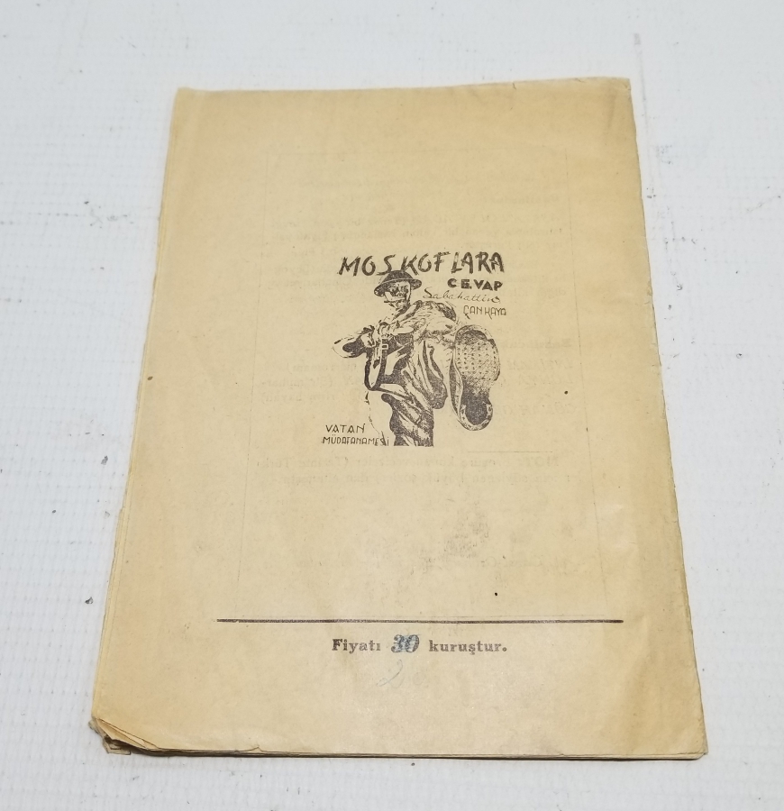 SEBAHATTİN ÇANKAYA'NIN YAZDIĞI "MOSKOFLARA CEVAP" İSİMLİ ŞİİR KİTABI