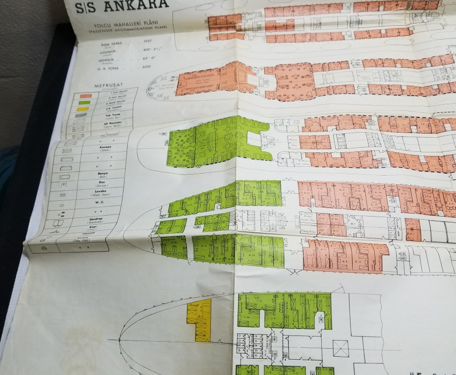 DEVLET DENİZ YOLLARI VE LİMANLARI İŞLETME GENEL MÜDÜRLÜĞÜ - ANKARA İSİMLİ GEMİYE AİT PLANLAR