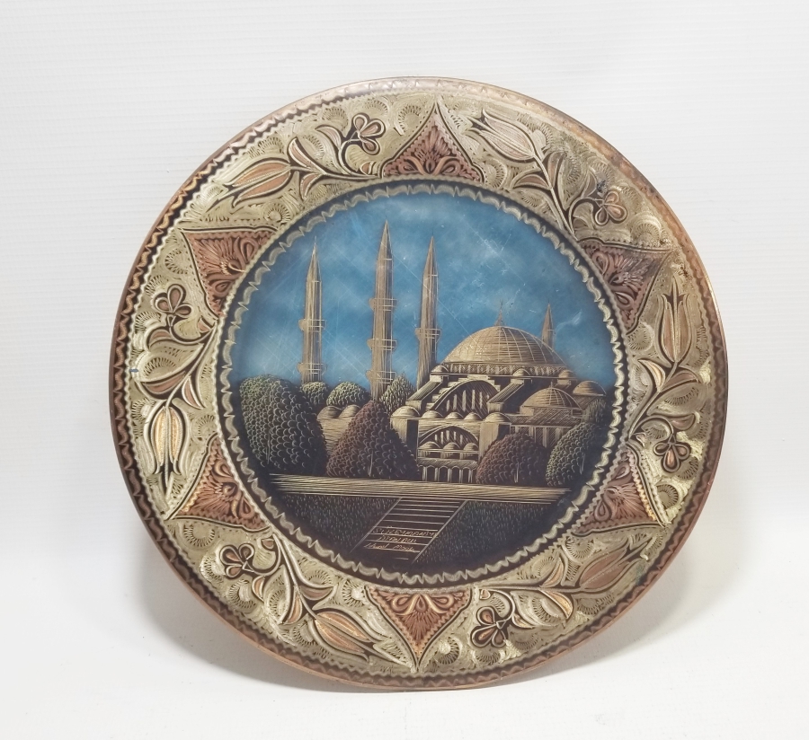 SÜLEYMANİYE CAMİ GÖRSELLİ ERZİNCAN İŞİ EL YAPIMI DUVAR TABAĞI