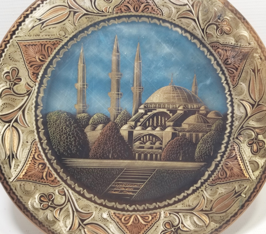 SÜLEYMANİYE CAMİ GÖRSELLİ ERZİNCAN İŞİ EL YAPIMI DUVAR TABAĞI