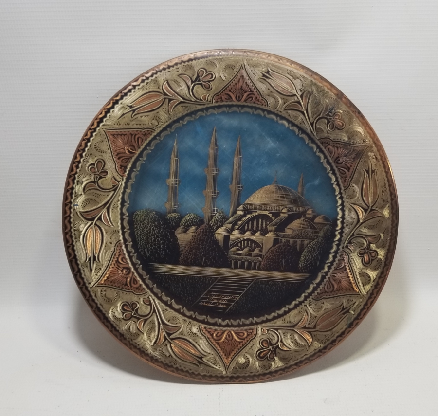 SÜLEYMANİYE CAMİ GÖRSELLİ ERZİNCAN İŞİ EL YAPIMI DUVAR TABAĞI