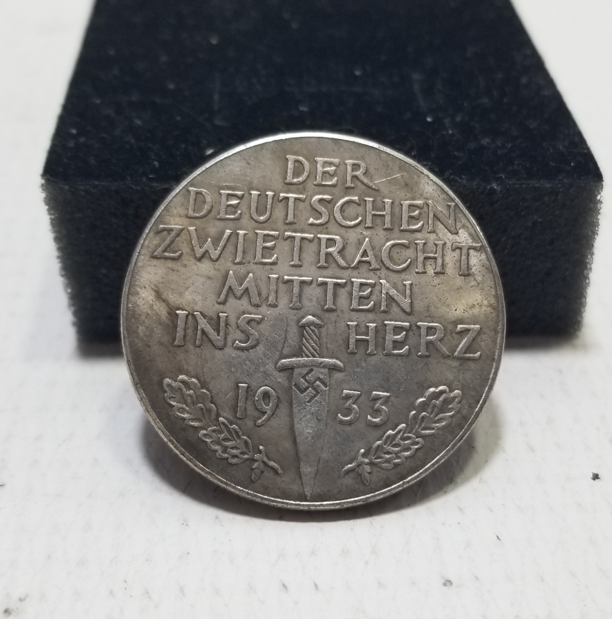 HİTLER'İN ŞANSÖLYE OLMASIYLA İLGİLİ GÜMÜŞ HATIRA MADALYON