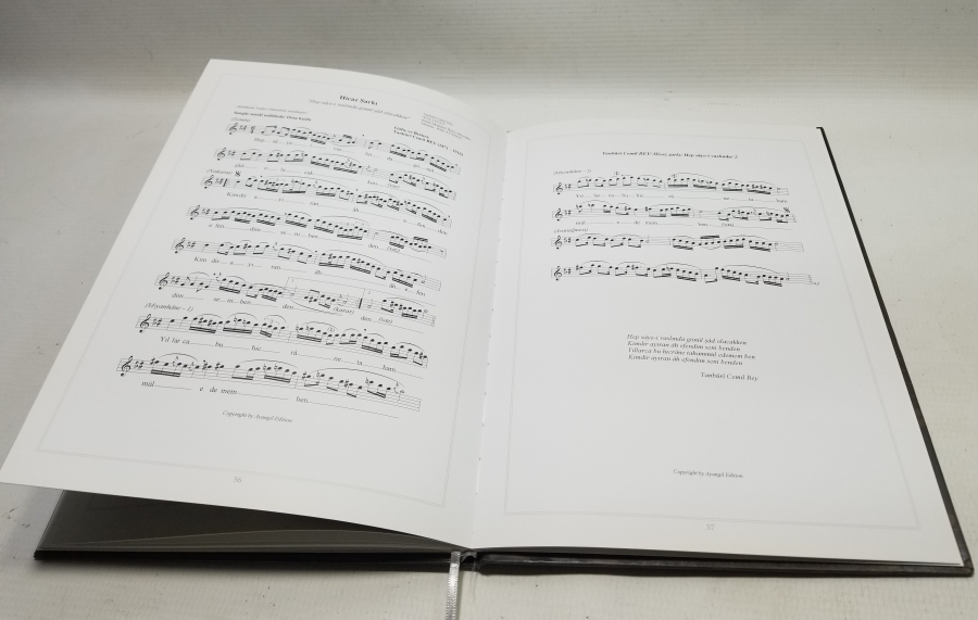 TANBURİ CEMİL BEY NOTA KÜLLİYATI İSİMLİ PRESTİJ KİTAP