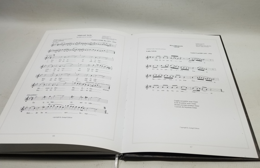 TANBURİ CEMİL BEY NOTA KÜLLİYATI İSİMLİ PRESTİJ KİTAP