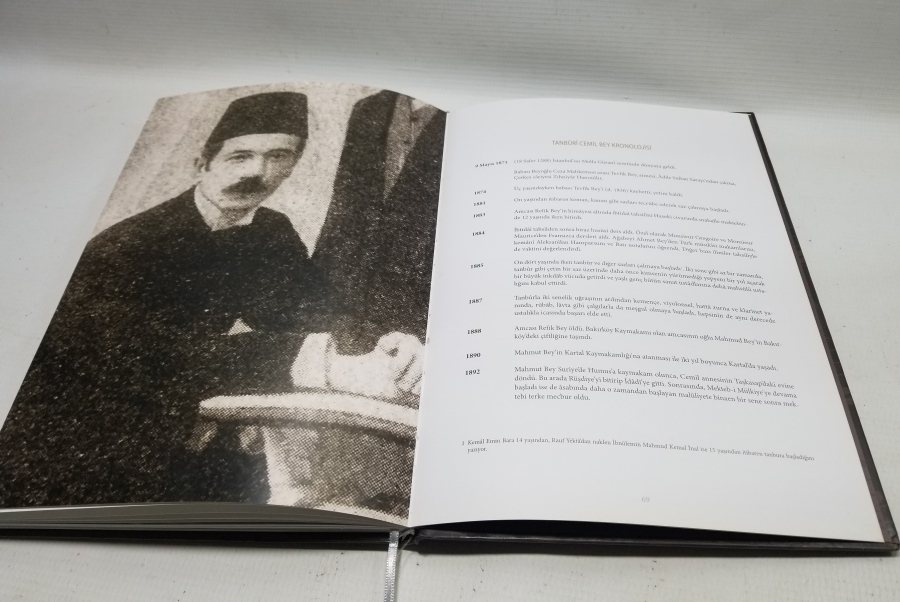 TANBURİ CEMİL BEY NOTA KÜLLİYATI İSİMLİ PRESTİJ KİTAP