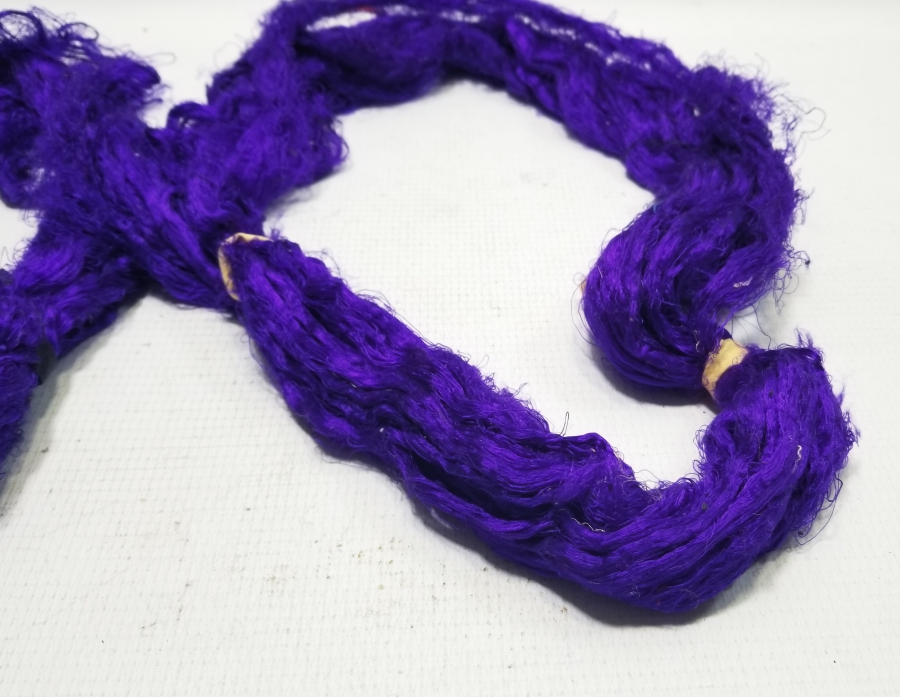 OSMANLI DÖNEMİ KÖK BOYALI NADİR İPEK KULLANILMAMIŞ İPLİK