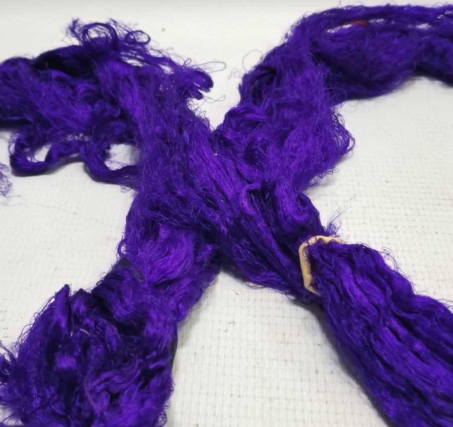 OSMANLI DÖNEMİ KÖK BOYALI NADİR İPEK KULLANILMAMIŞ İPLİK