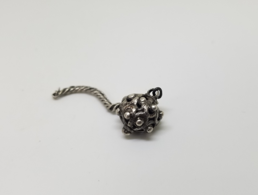 OSMANLI DÖNEMİ GÜMÜŞ TESPİH PÜSKÜLÜ