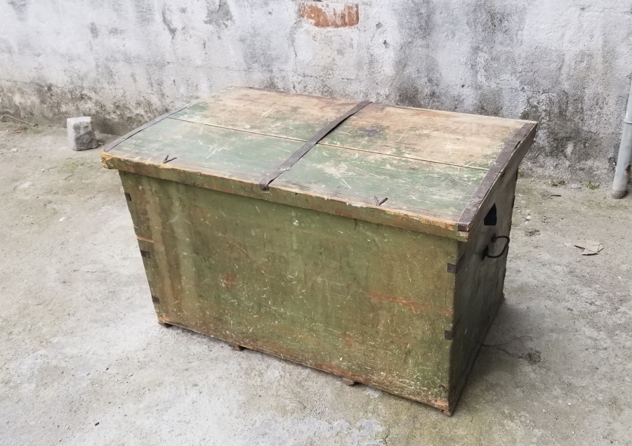 OSMANLI DÖNEMİ KÖK BOYALI MEŞHUR GEMİLİ SANDIK