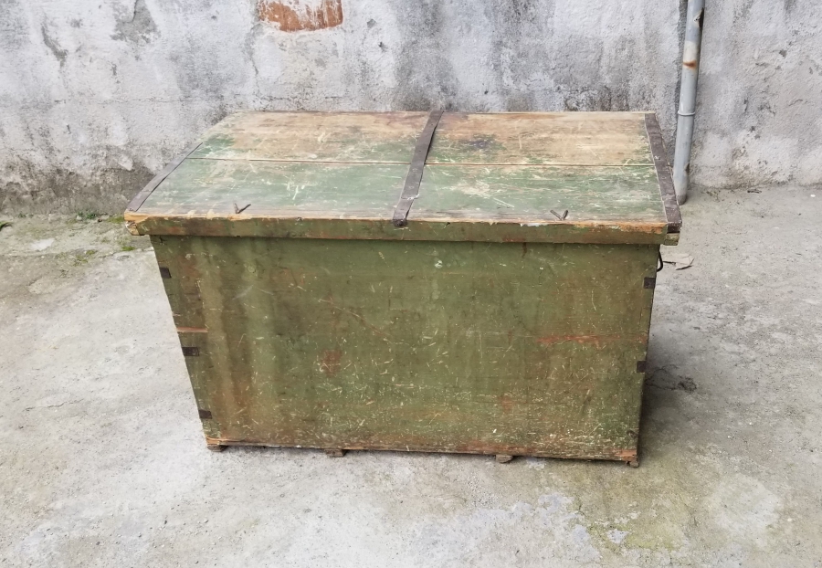 OSMANLI DÖNEMİ KÖK BOYALI MEŞHUR GEMİLİ SANDIK