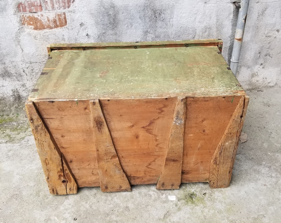 OSMANLI DÖNEMİ KÖK BOYALI MEŞHUR GEMİLİ SANDIK