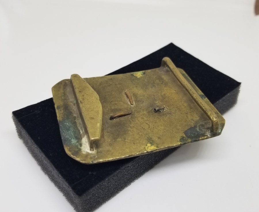 ÜZERİ OSMANLICA YAZILI KULELİ ASKERİ LİSE ÖĞRENCİ KEMER TOKASI