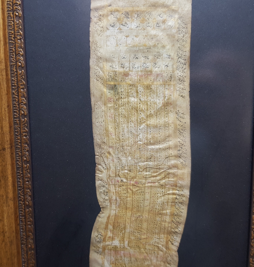 DERİ ÜZERİNE EL YAZMA ÇOK NADİR RUZNAME