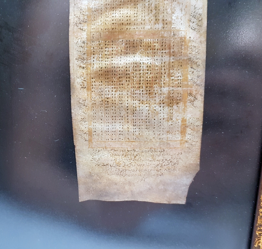 DERİ ÜZERİNE EL YAZMA ÇOK NADİR RUZNAME