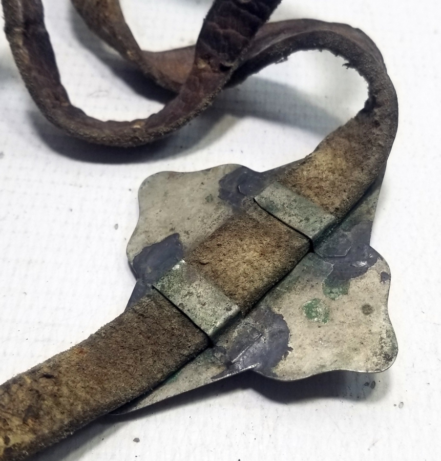 ÜZERİ MİNE VE SAVAT İŞÇİLİKLİ ÇOK NADİR OSMANLI ÇERKES SUBAY KEMERİ