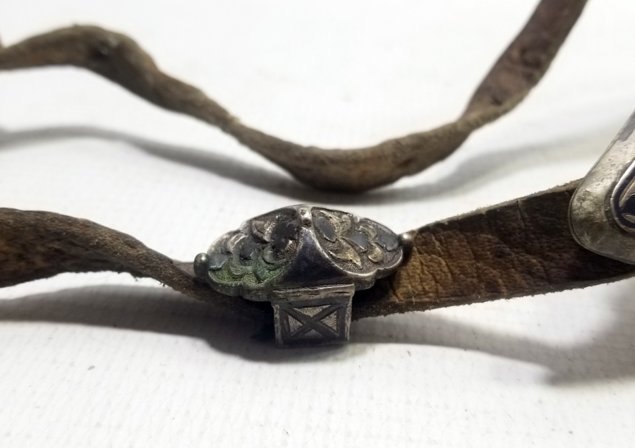 ÜZERİ MİNE VE SAVAT İŞÇİLİKLİ ÇOK NADİR OSMANLI ÇERKES SUBAY KEMERİ