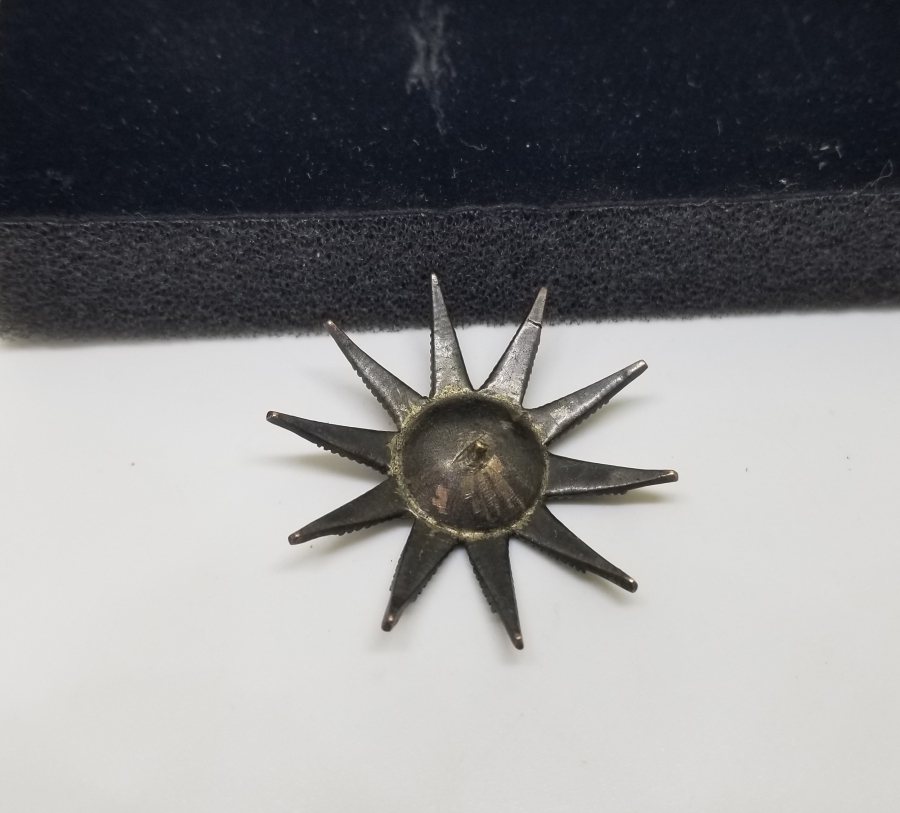 DENİZ YILDIZI FORMLU OSMANLI DÖNEMİ BROŞ