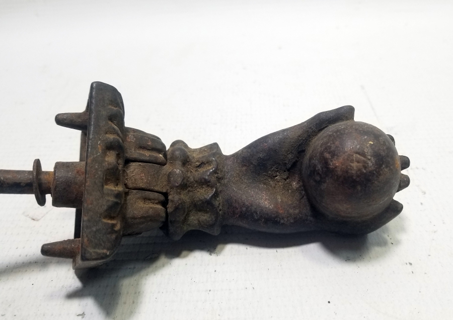 OSMANLI DÖNEMİ BÜYÜK BOY LEVANTEN HANIMELİ FORMLU KAPI TOKMAĞI