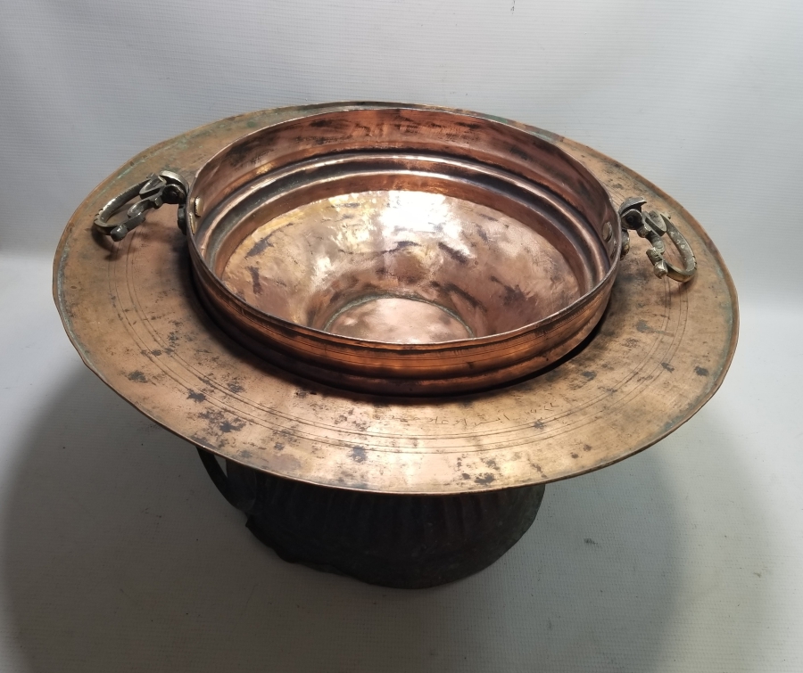 3 YERİNDE OSMANLICA YAZI BULUNAN OSMANLI DÖNEMİ KONAK TİPİ PAŞA MANGALI