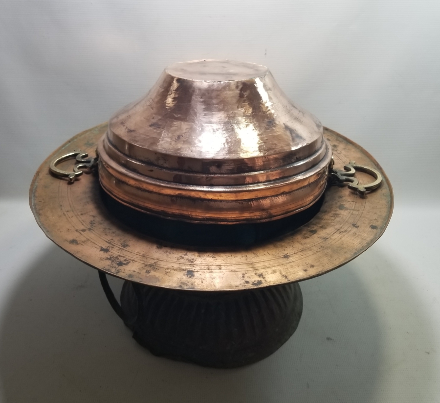 3 YERİNDE OSMANLICA YAZI BULUNAN OSMANLI DÖNEMİ KONAK TİPİ PAŞA MANGALI