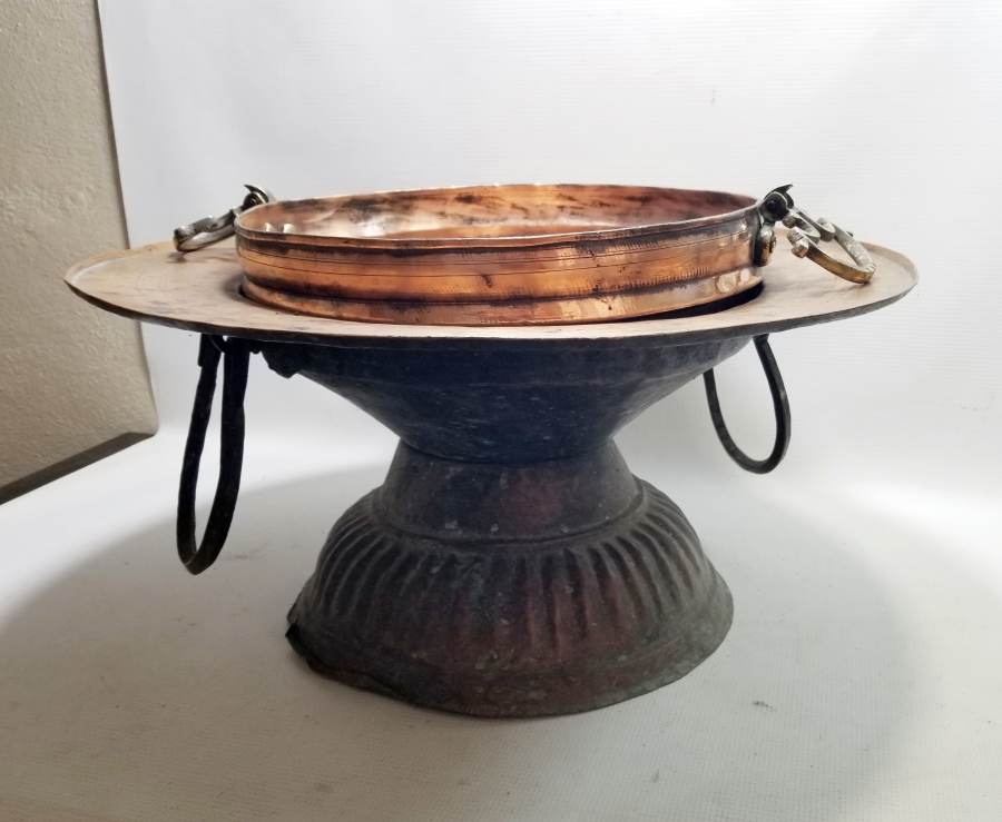 3 YERİNDE OSMANLICA YAZI BULUNAN OSMANLI DÖNEMİ KONAK TİPİ PAŞA MANGALI