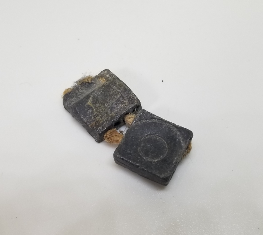 OSMANLI DÖNEMİ İKİLİ KURŞUN POSTA MÜHRÜ