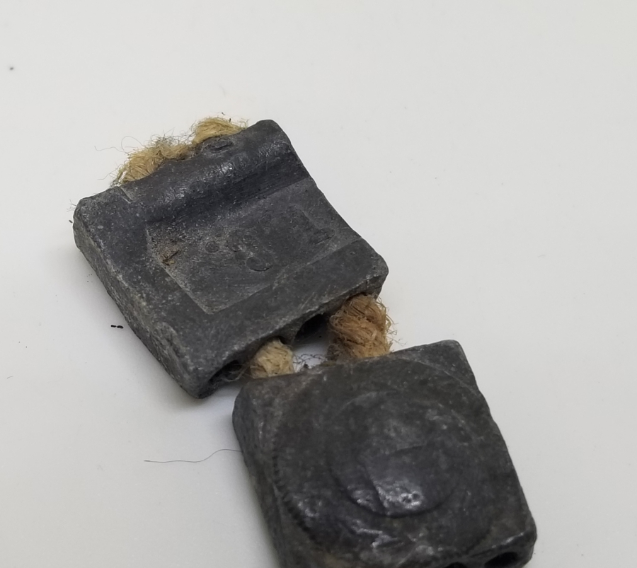 OSMANLI DÖNEMİ İKİLİ KURŞUN POSTA MÜHRÜ