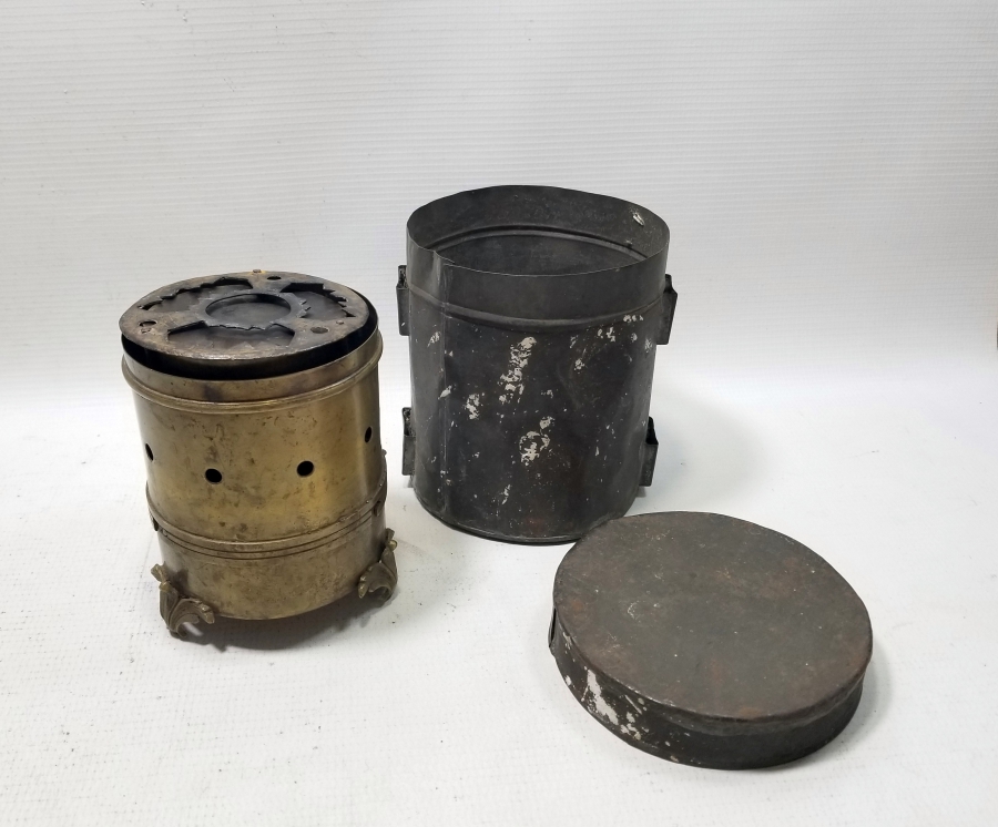 OSMANLI DÖNEMİ SÜLEYMANİYE YAPIMI KORUMA KUTUSUNDA NADİR SEYAHAT KAMİNETOSU