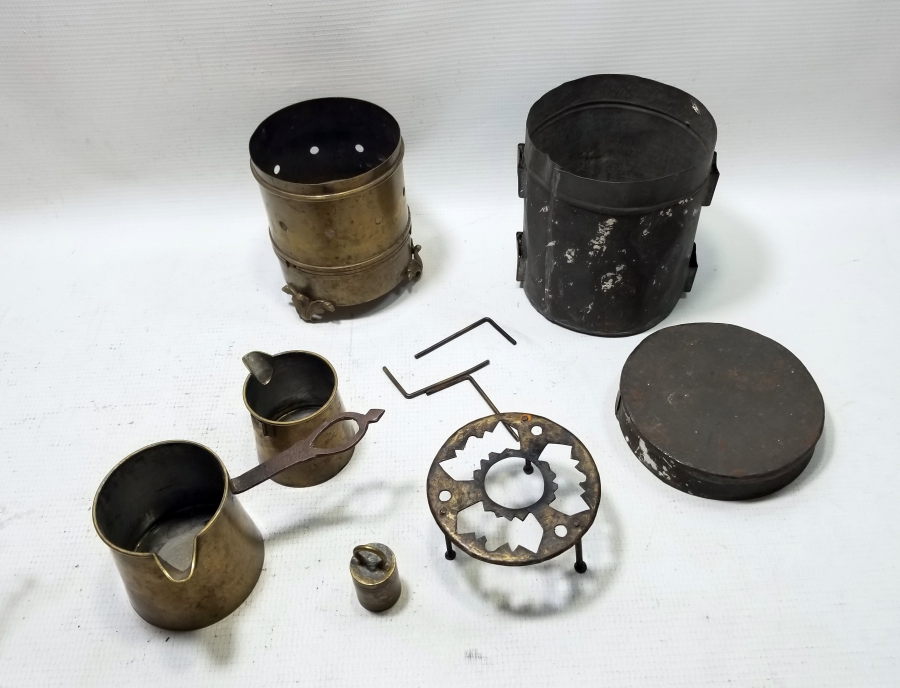 OSMANLI DÖNEMİ SÜLEYMANİYE YAPIMI KORUMA KUTUSUNDA NADİR SEYAHAT KAMİNETOSU