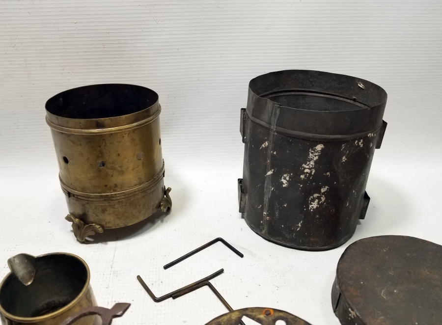 OSMANLI DÖNEMİ SÜLEYMANİYE YAPIMI KORUMA KUTUSUNDA NADİR SEYAHAT KAMİNETOSU