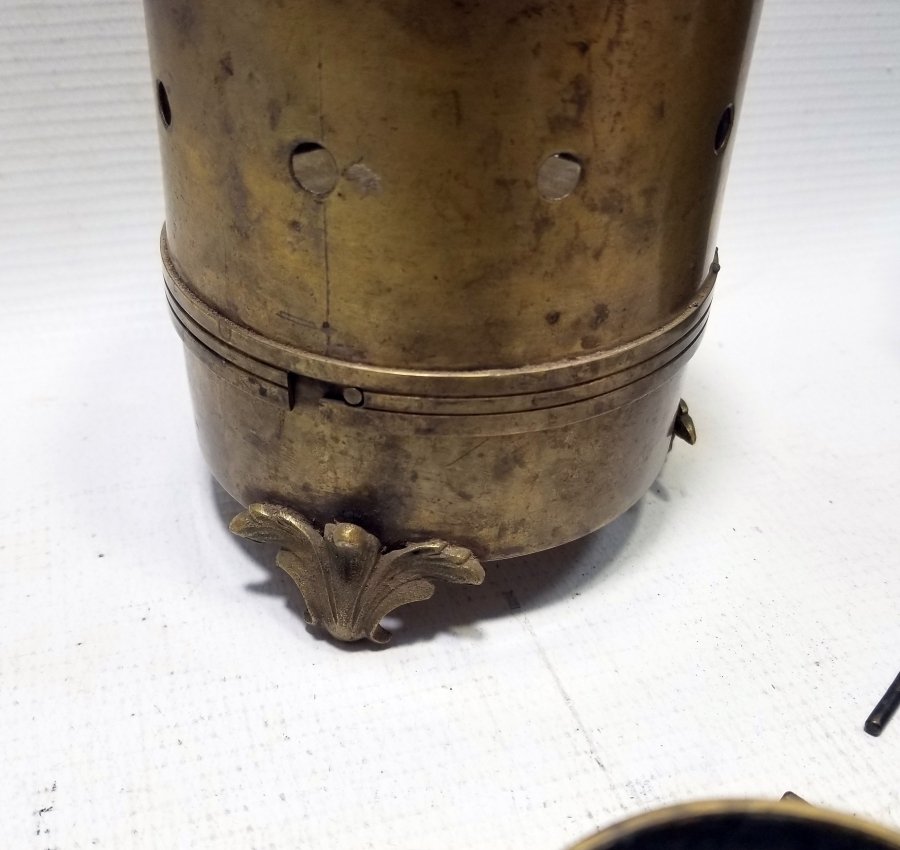 OSMANLI DÖNEMİ SÜLEYMANİYE YAPIMI KORUMA KUTUSUNDA NADİR SEYAHAT KAMİNETOSU