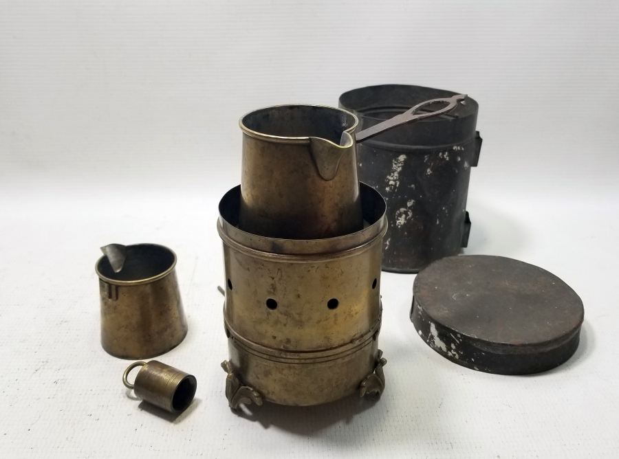 OSMANLI DÖNEMİ SÜLEYMANİYE YAPIMI KORUMA KUTUSUNDA NADİR SEYAHAT KAMİNETOSU